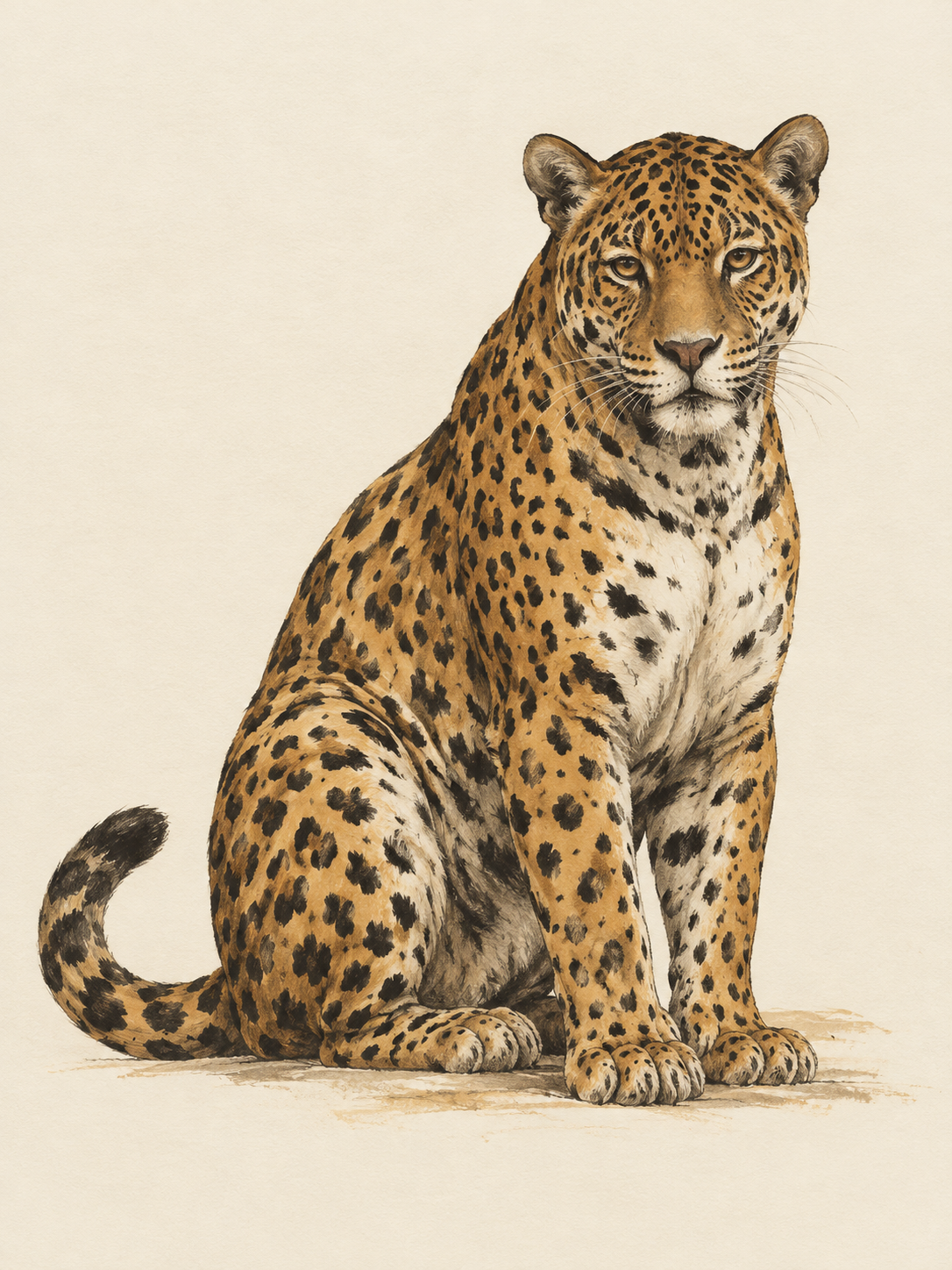 Original contemporary artwork inspired by I’x, jaguar.